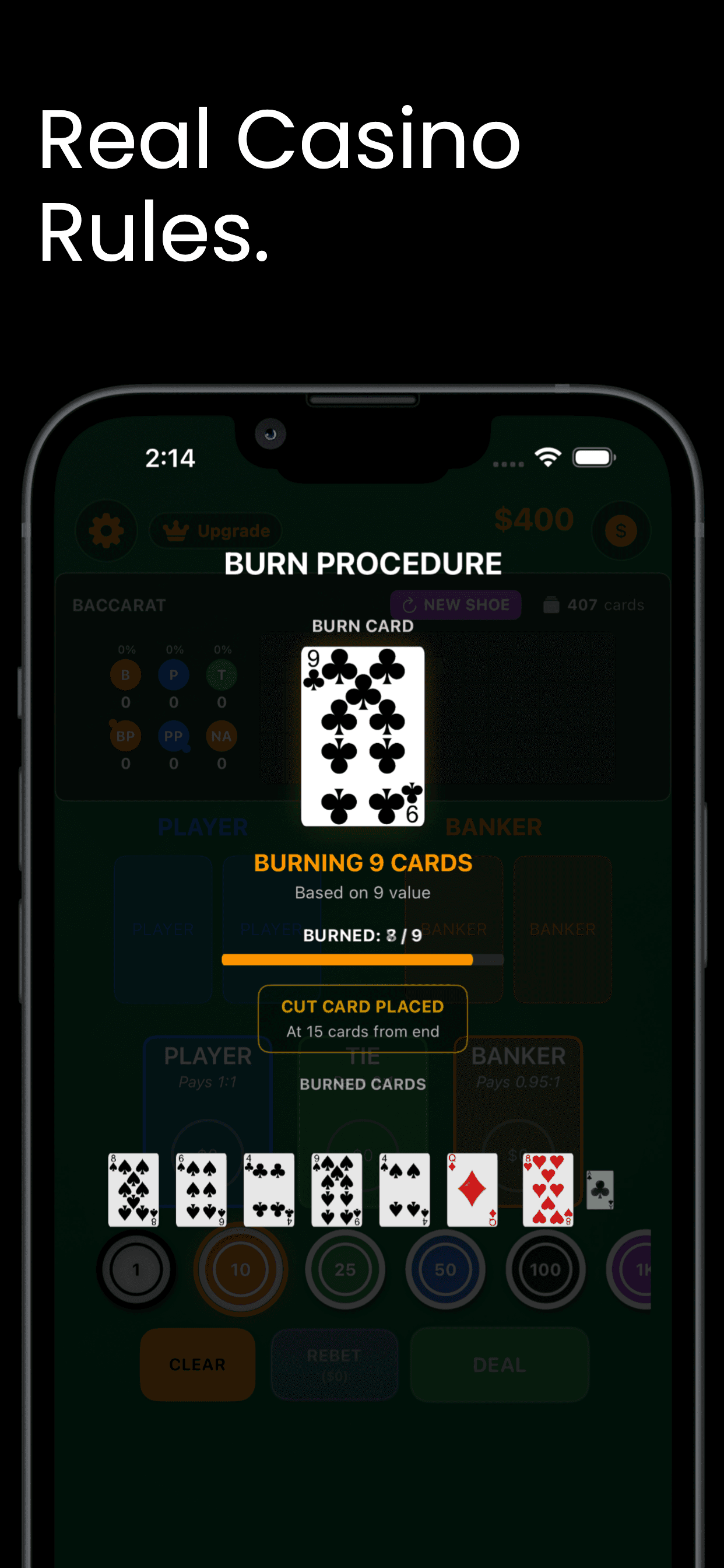 Baccarat VIP Casino screenshot 3